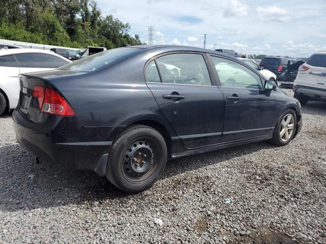 1HGFA16938L103749 - 2008 HONDA CIVIC EXL BLACK photo 3