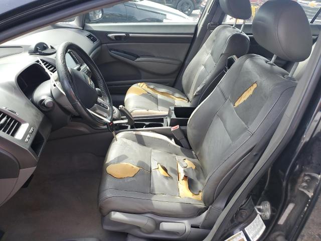 1HGFA16938L103749 - 2008 HONDA CIVIC EXL BLACK photo 7
