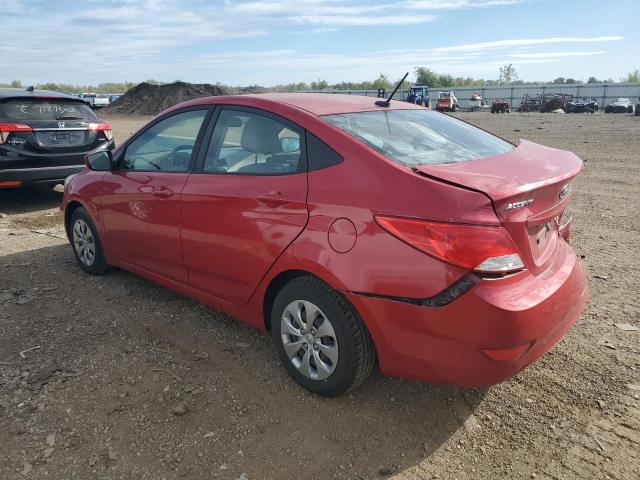 KMHCT4AEXHU239206 - 2017 HYUNDAI ACCENT SE RED photo 2