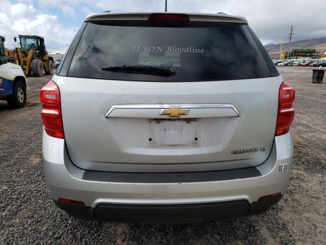 2GNALCEK8G6171921 - 2016 CHEVROLET EQUINOX LT SILVER photo 6