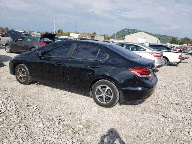 19XFB2F73FE095061 - 2015 HONDA CIVIC SE BLACK photo 2