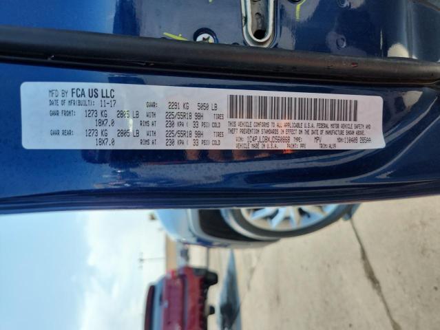 1C4PJLDBXJD560868 - 2018 JEEP CHEROKEE LIMITED Mavi fotoğraf 13