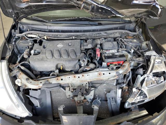 3N1BC1CPXBL438998 - 2011 NISSAN VERSA S BLACK photo 12