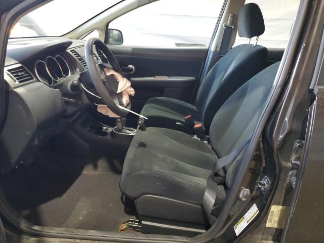 3N1BC1CPXBL438998 - 2011 NISSAN VERSA S BLACK photo 7