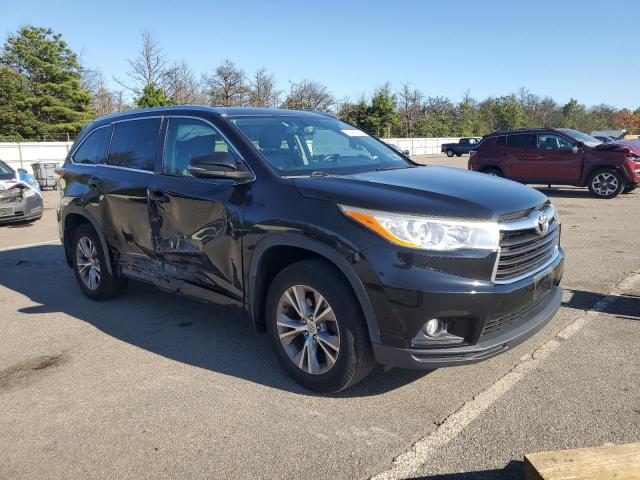 5TDJKRFH5FS117546 - 2015 TOYOTA HIGHLANDER XLE Schwarz Foto 4