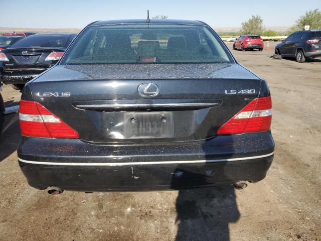 JTHBN36F455024852 - 2005 LEXUS LS 430 BLACK photo 6