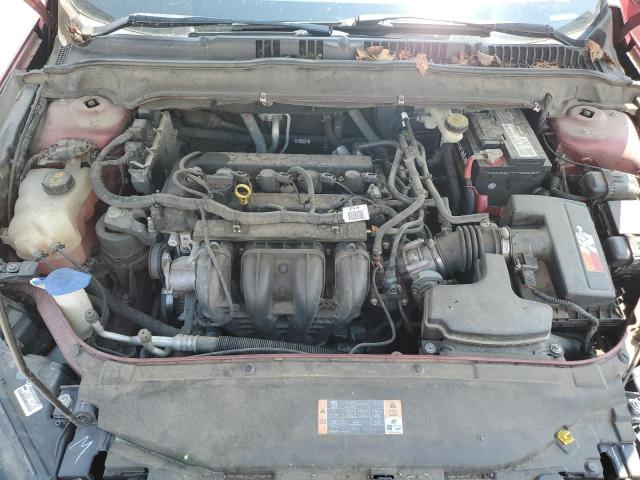 3FA6P0H78DR277319 - 2013 FORD FUSION SE RED photo 11