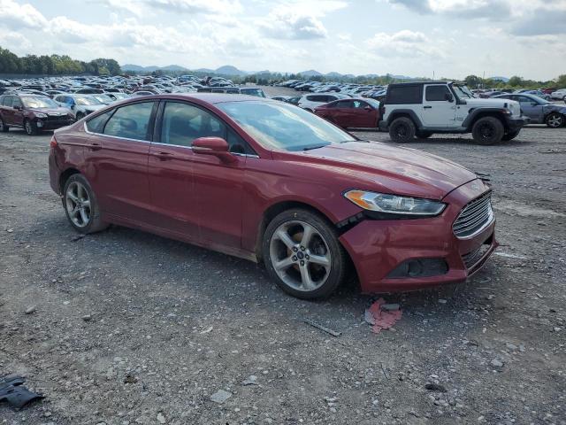 3FA6P0H78DR277319 - 2013 FORD FUSION SE RED photo 4