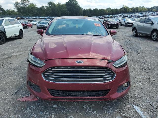 3FA6P0H78DR277319 - 2013 FORD FUSION SE RED photo 5