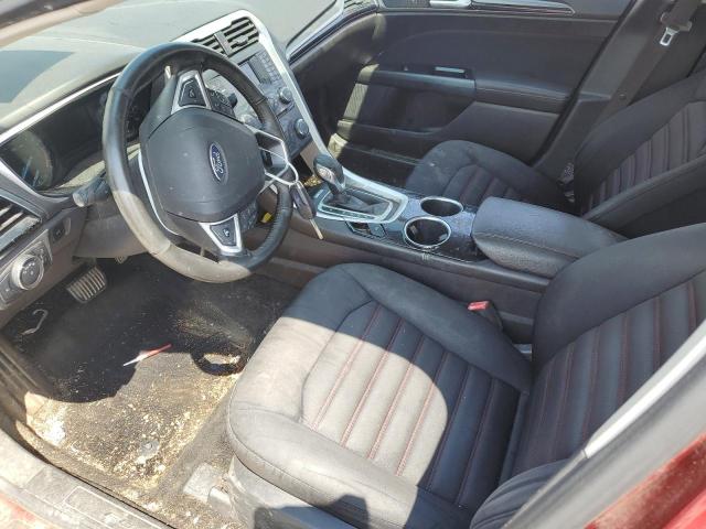 3FA6P0H78DR277319 - 2013 FORD FUSION SE RED photo 8