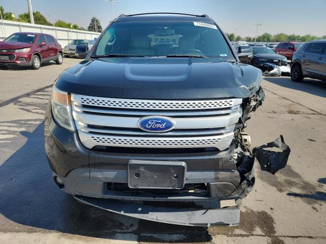 1FM5K8D89EGC62396 - 2014 FORD EXPLORER XLT შავი ფოტო 5