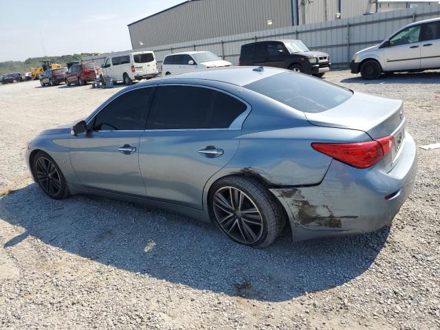 JN1BV7AP7EM689388 - 2014 INFINITI Q50 BASE Կապույտ լուսանկար 2