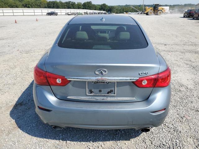 JN1BV7AP7EM689388 - 2014 INFINITI Q50 BASE Կապույտ լուսանկար 6