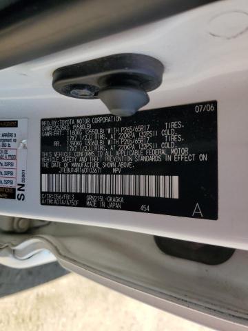 JTEBU14R160103671 - 2006 TOYOTA 4RUNNER SR5 白色 照片 13