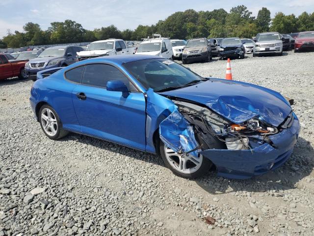 KMHHN65F44U133018 - 2004 HYUNDAI TIBURON GT BLUE photo 4