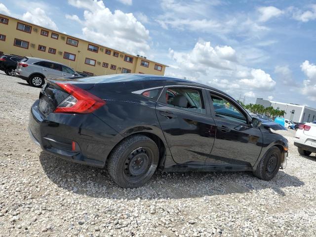 19XFC2F64KE003664 - 2019 HONDA CIVIC LX BLACK photo 3