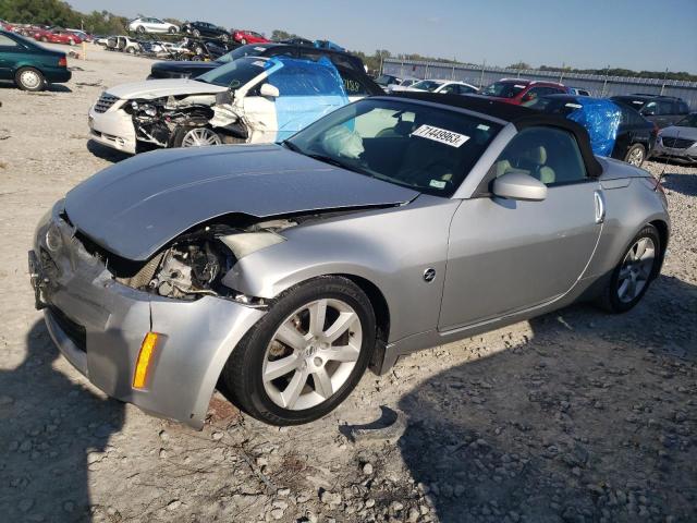 JN1AZ36A54T014205 - 2004 NISSAN 350Z ROADSTER SILVER photo 1