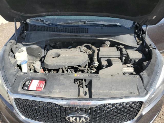 5XYPH4A11GG123428 - 2016 KIA SORENTO EX ნაცრისფერი ფოტო 12