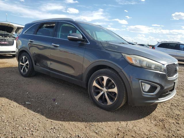 5XYPH4A11GG123428 - 2016 KIA SORENTO EX ნაცრისფერი ფოტო 4