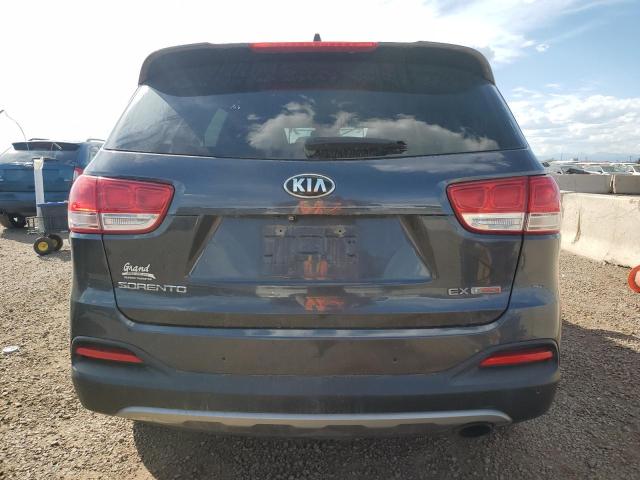 5XYPH4A11GG123428 - 2016 KIA SORENTO EX ნაცრისფერი ფოტო 6