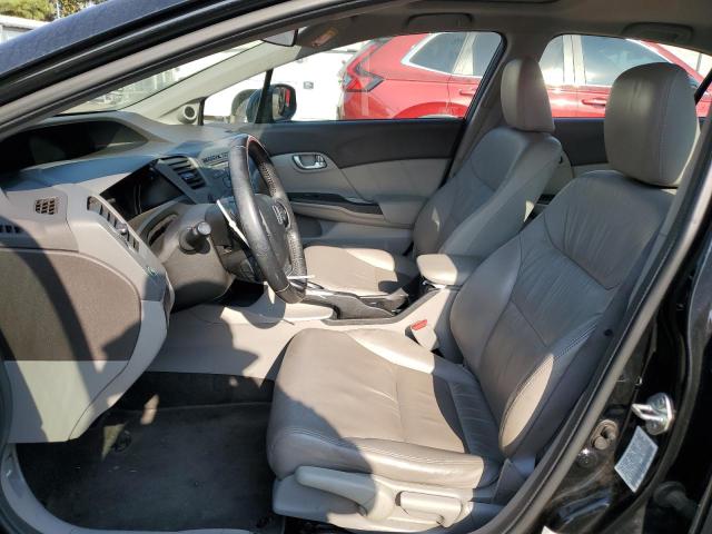 19XFB2F92CE366950 - 2012 HONDA CIVIC EXL შავი ფოტო 7