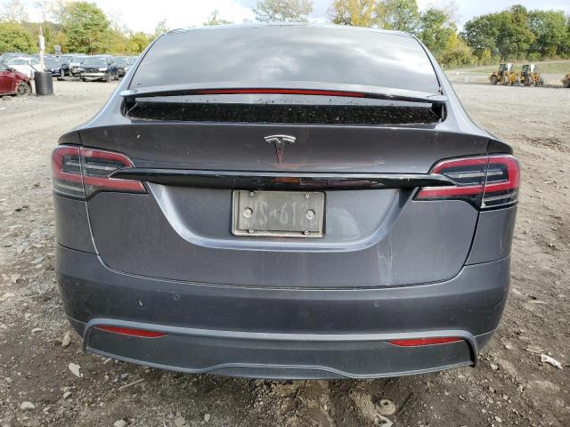 7SAXCDE52NF336665 - 2022 TESLA MODEL X GRAY photo 6