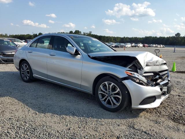 55SWF4KB3FU013462 - 2015 MERCEDES-BENZ C 300 4MATIC SILVER photo 4
