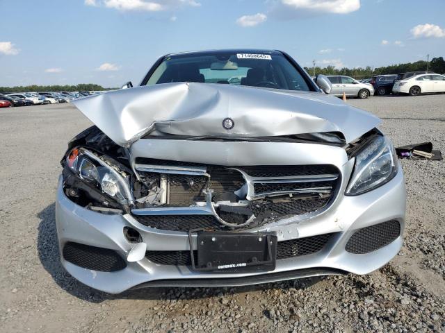 55SWF4KB3FU013462 - 2015 MERCEDES-BENZ C 300 4MATIC SILVER photo 5