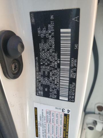 JTEBU5JRXB5058240 - 2011 TOYOTA 4RUNNER SR5 თეთრი ფოტო 13