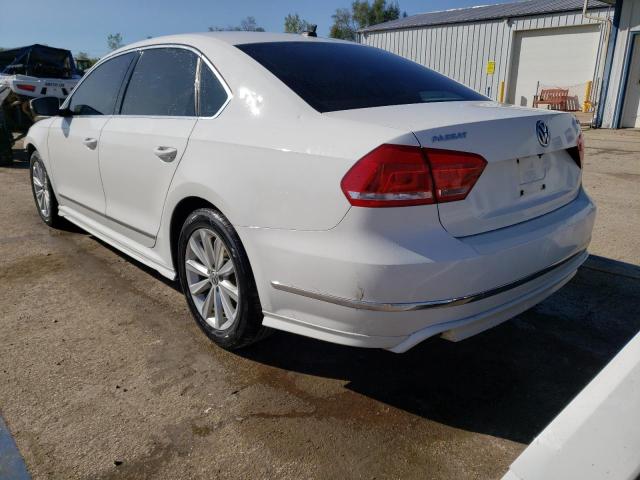 1VWCN7A38DC080925 - 2013 VOLKSWAGEN PASSAT SEL WHITE photo 2