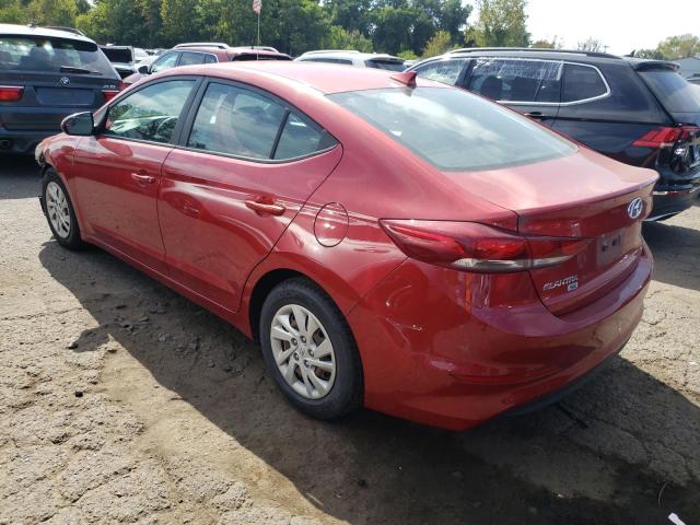 5NPD74LF9HH199200 - 2017 HYUNDAI ELANTRA SE RED photo 2