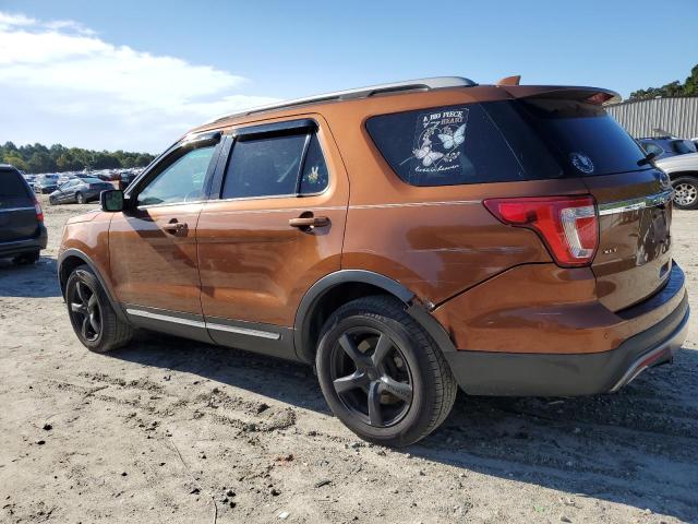 1FM5K8DH2HGA67907 - 2017 FORD EXPLORER XLT Narıncı foto 2