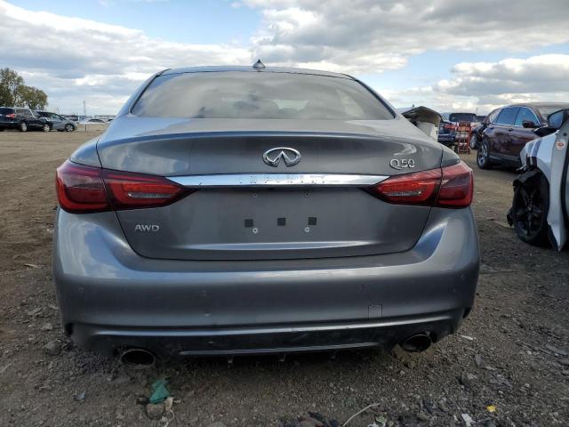 JN1EV7AR0JM437197 - 2018 INFINITI Q50 LUXE GRAY photo 6