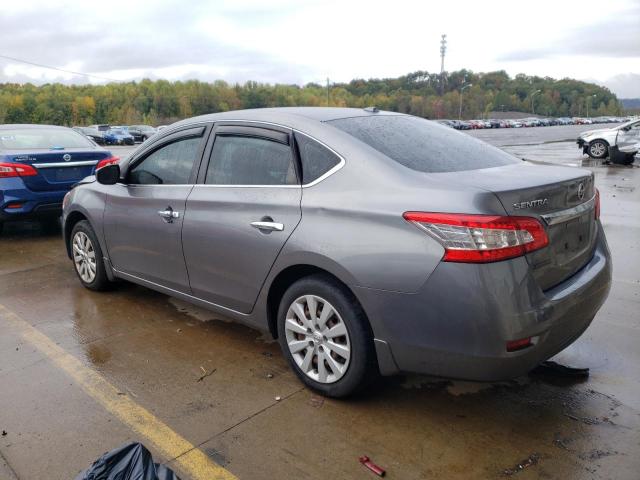 3N1AB7AP1FY273145 - 2015 NISSAN SENTRA S GRAY photo 2