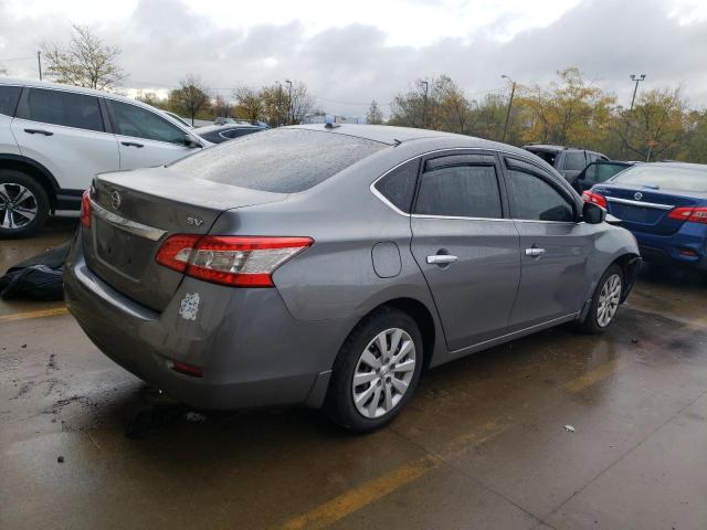 3N1AB7AP1FY273145 - 2015 NISSAN SENTRA S GRAY photo 3