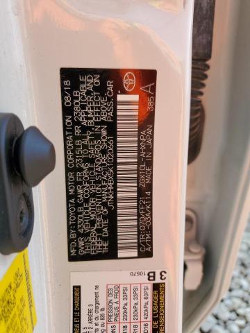 JTNKHMBX5K1020661 - 2019 TOYOTA C-HR XLE Beyaz fotoğraf 12