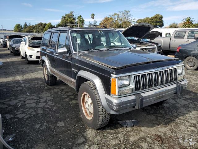 1J4FJ58SXML618032 - 1991 JEEP CHEROKEE LAREDO BLACK photo 4