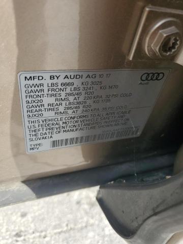 WA1LAAF77JD019587 - 2018 AUDI Q7 PREMIUM PLUS Or photo 13
