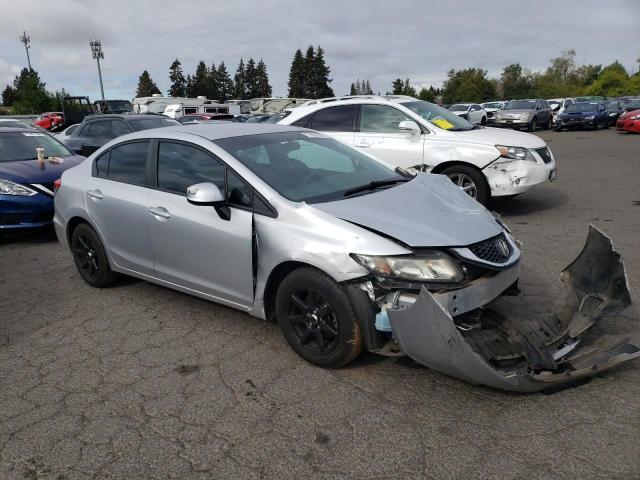 2HGFB2F57DH560720 - 2013 HONDA CIVIC LX SILVER photo 4