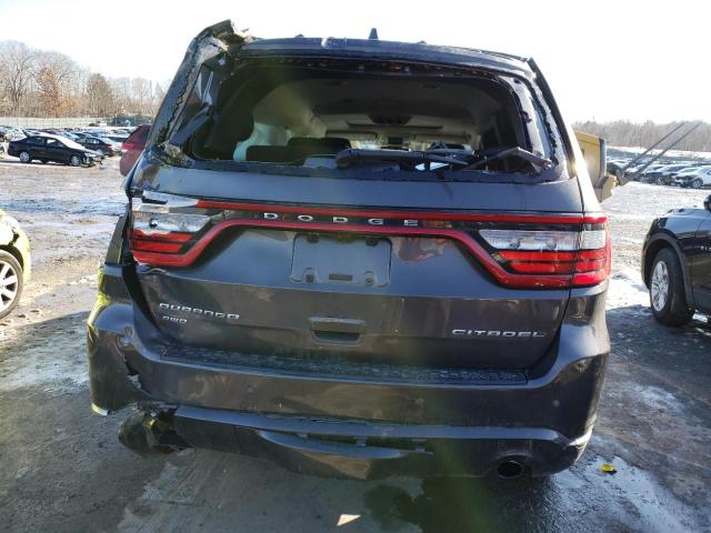 1C4RDJEG0GC331080 - 2016 DODGE DURANGO CITADEL GRAY photo 6