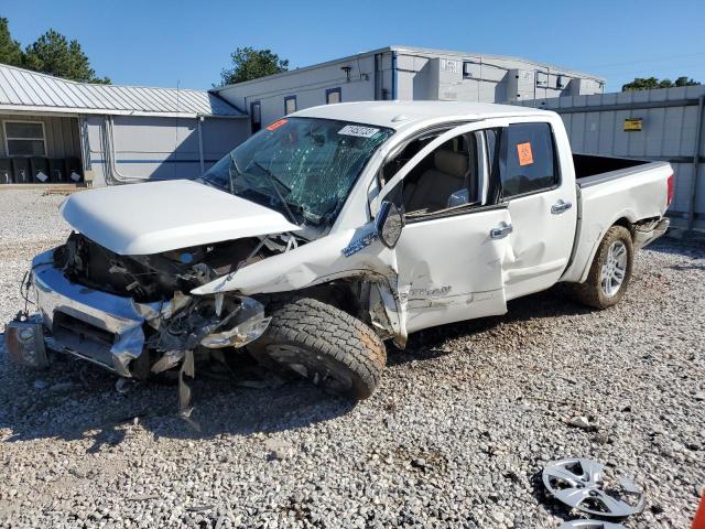 1N6BA0EC0BN305624 - 2011 NISSAN TITAN S WHITE photo 1