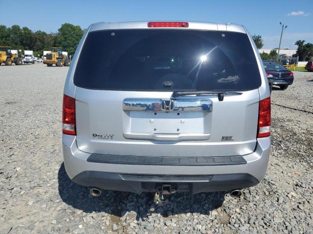 5FNYF3H5XFB013027 - 2015 HONDA PILOT EXL SILVER photo 6