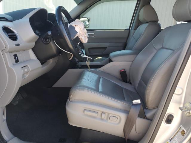 5FNYF3H5XFB013027 - 2015 HONDA PILOT EXL SILVER photo 7