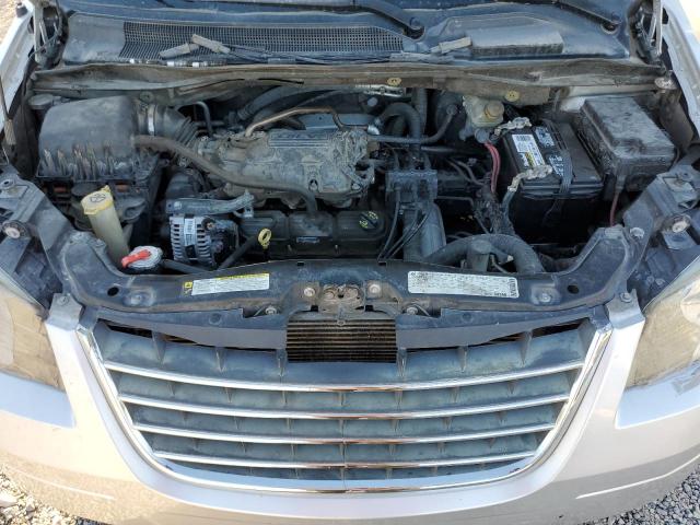 2A4RR5D12AR153400 - 2010 CHRYSLER TOWN & COU TOURING SILVER photo 12