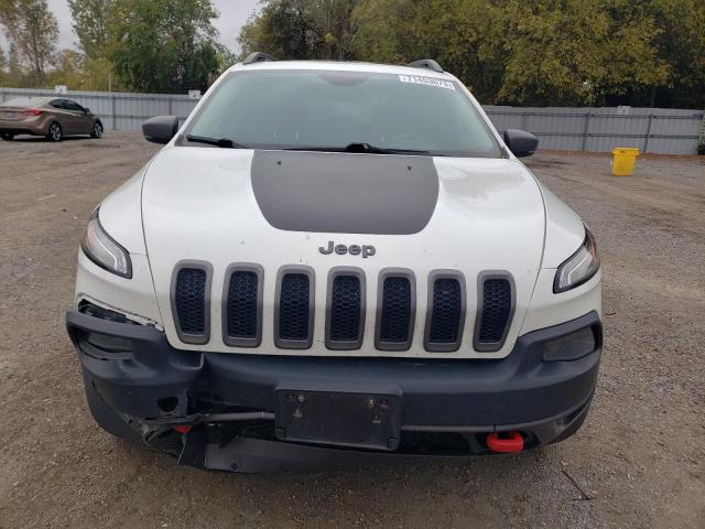 1C4PJMBS7FW692359 - 2015 JEEP CHEROKEE TRAILHAWK WHITE photo 5