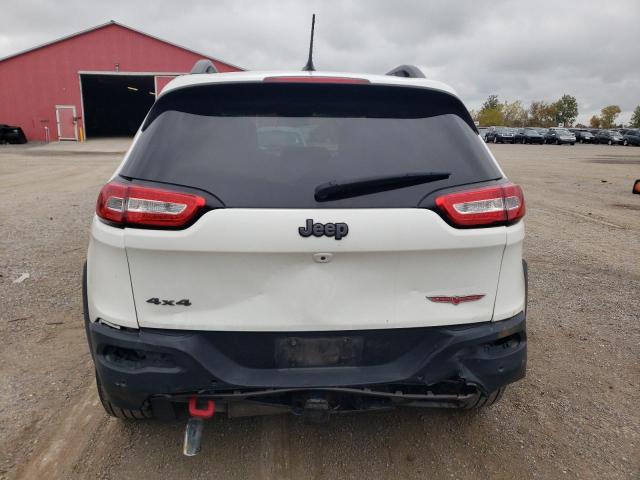 1C4PJMBS7FW692359 - 2015 JEEP CHEROKEE TRAILHAWK WHITE photo 6
