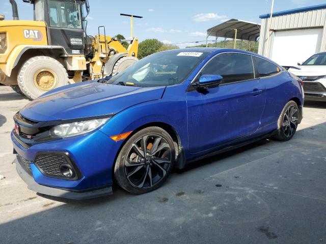 2HGFC3A56KH753867 - 2019 HONDA CIVIC SI BLUE photo 1