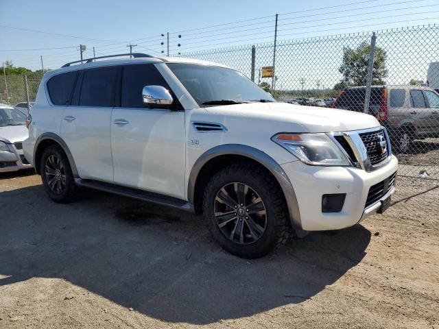 JN8AY2NE2H9700126 - 2017 NISSAN ARMADA PLATINUM WHITE photo 4