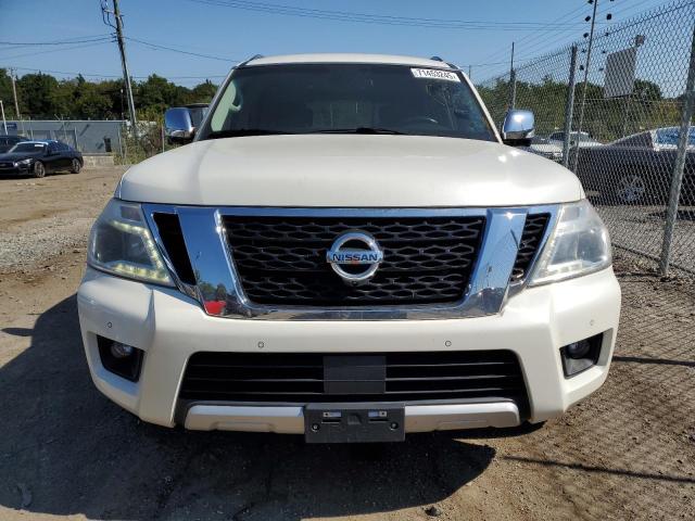 JN8AY2NE2H9700126 - 2017 NISSAN ARMADA PLATINUM WHITE photo 5