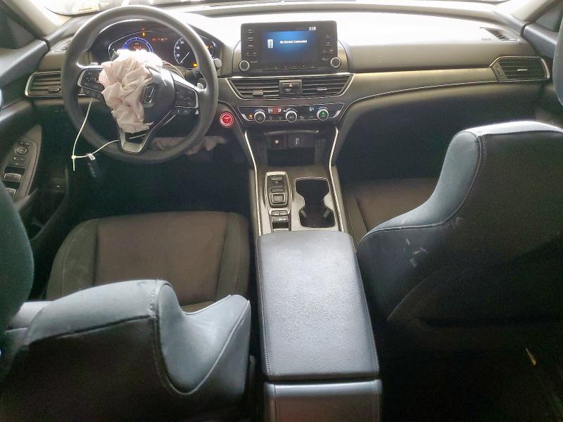 1HGCV3F1XKA001056 - 2019 HONDA ACCORD HYBRID GRAY photo 8